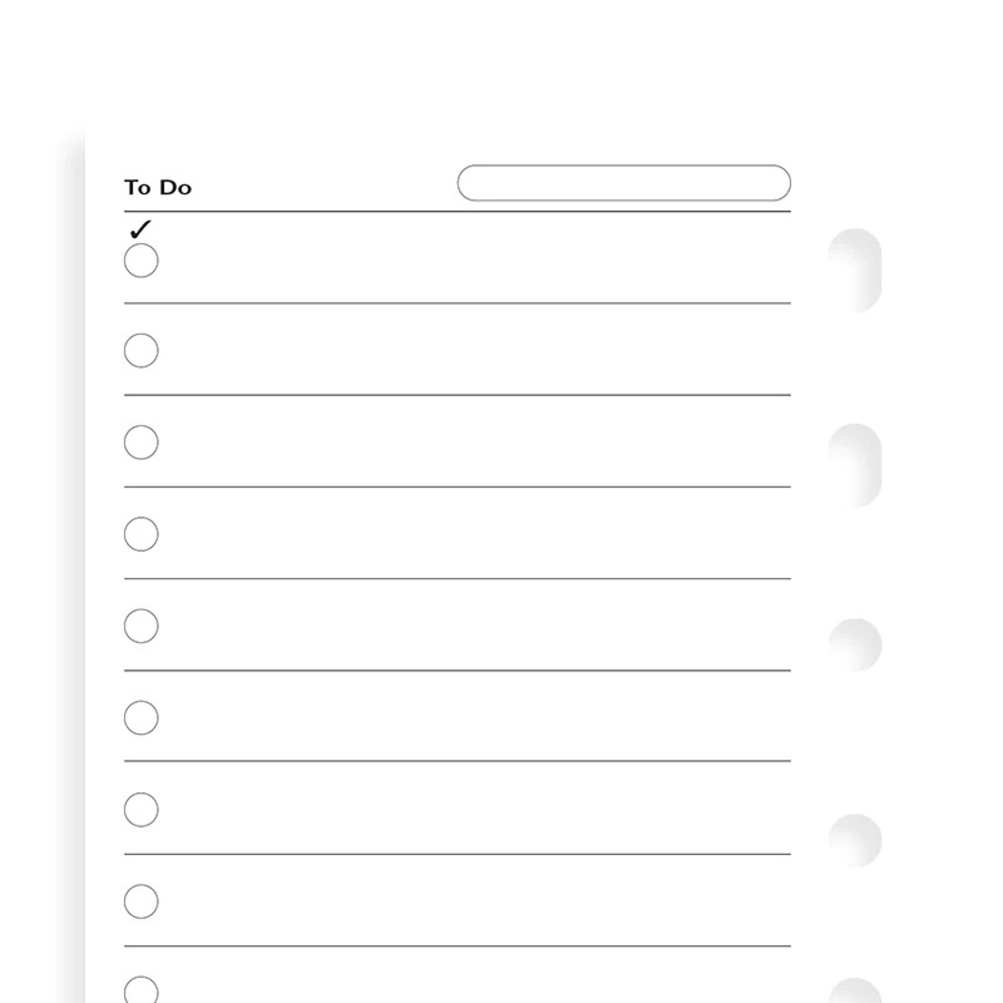Filofax Пълнител за органайзер Pocket To Do