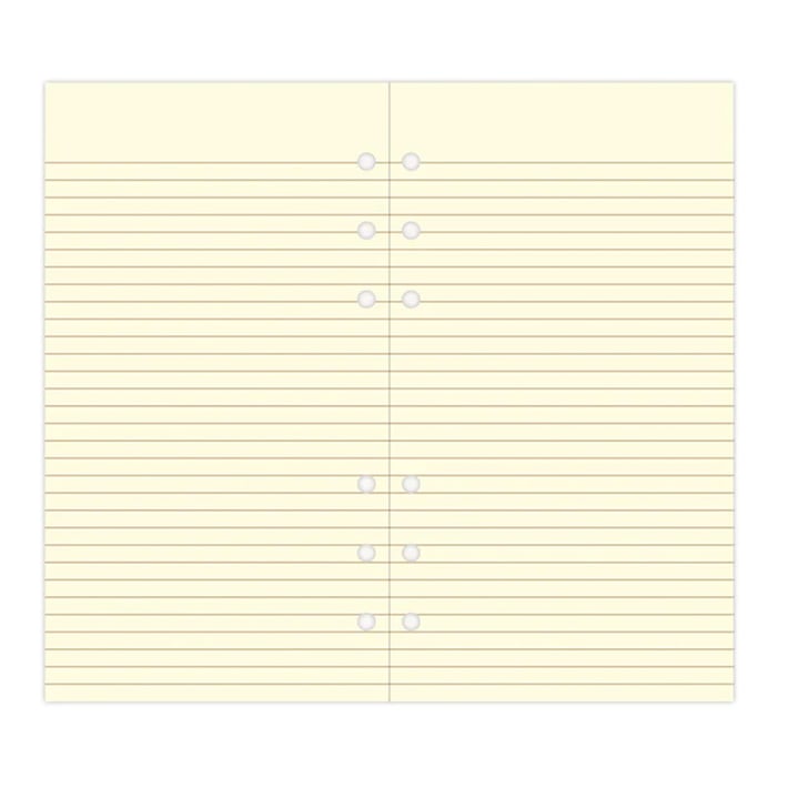Filofax Пълнител за органайзер Cotton Cream Personal, на редове