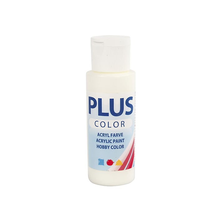 Creativ Company Акрилна боя Plus Color, 60 ml, бяла