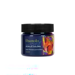 Deli Акрилна боя Finenolo, в бурканче, 100 ml, тъмносиня