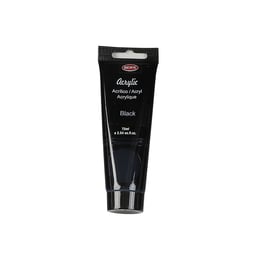 Beifa Акрилна боя, в тубичка, 75 ml, черна