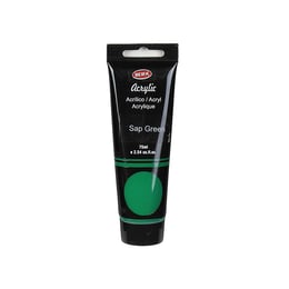 Beifa Акрилна боя, в тубичка, 75 ml, тревистозелена