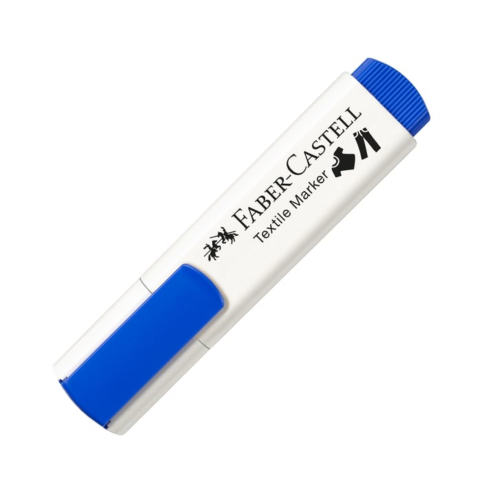 Faber-Castell Маркер за текстил, син