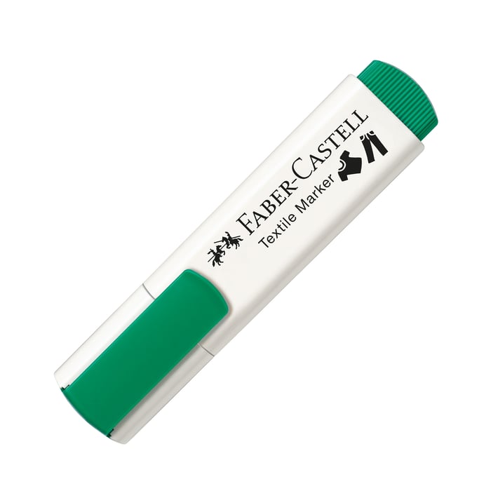 Faber-Castell Маркер за текстил, зелен