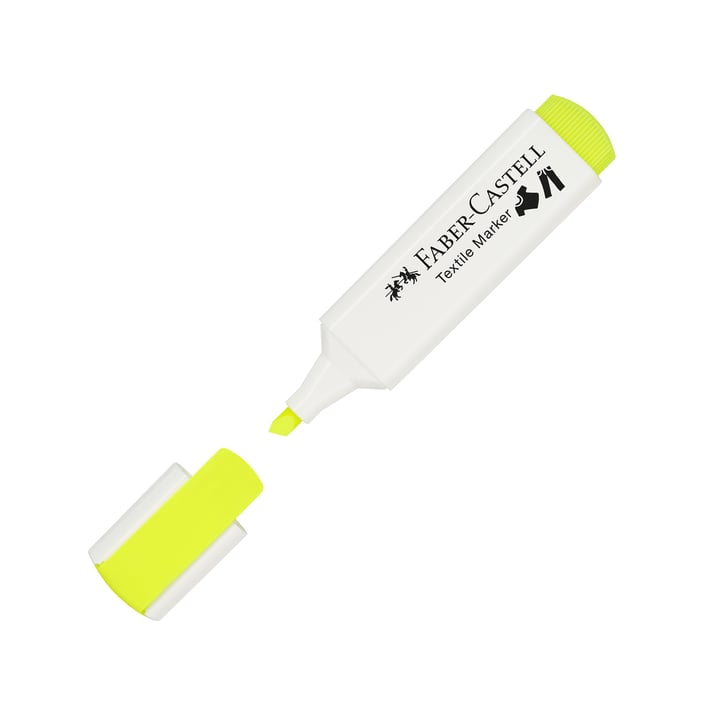 Faber-Castell Маркер за текстил, неоновожълт