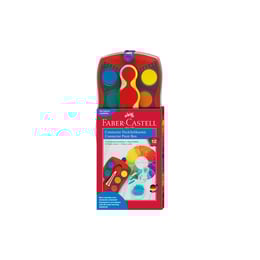 Faber-Castell Акварелни бои Connector, 12 цвята, червена палитра
