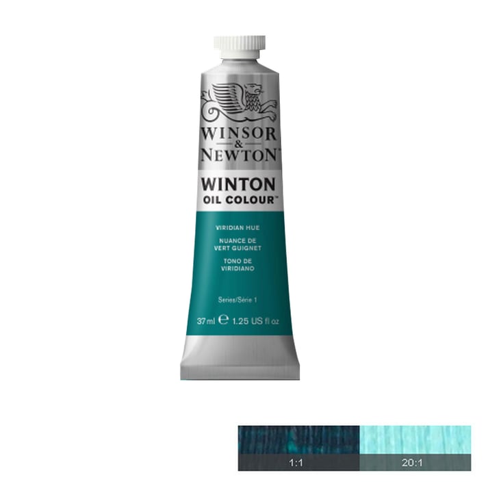 Winton Маслена боя, Viridian Hue Phthalo, 37 ml