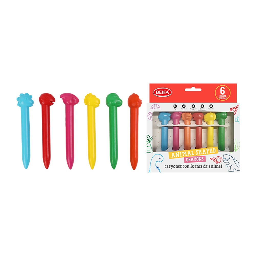 Beifa Пастели Животни DC16-6B, 6 цвята