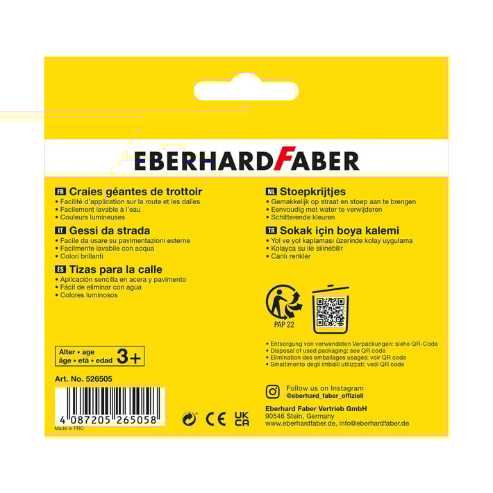 Eberhard Faber Тебешир, 6 неонови цвята