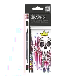 Marabu Акварелни маркери Aqua Pen, King of Bubble, 6 цвята