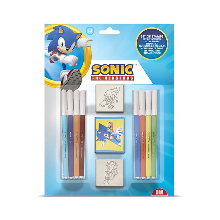 Multiprint Комплект Sonic, с 2 печата и 8 флумастера