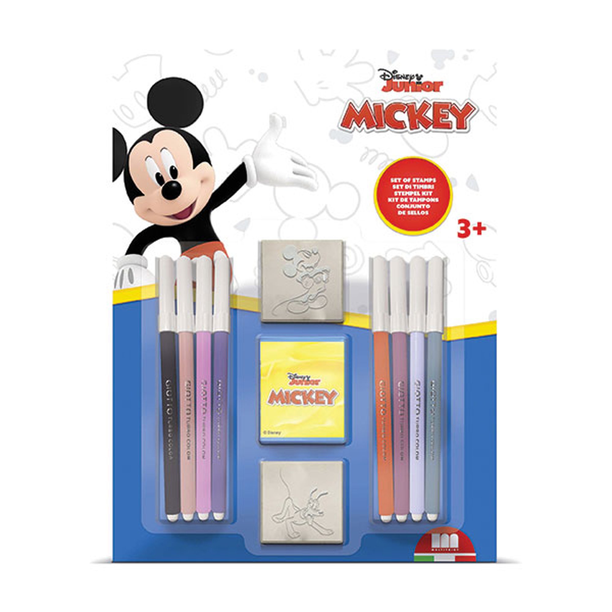 Multiprint Комплект Mickey Mouse, с 2 печата и 8 флумастера