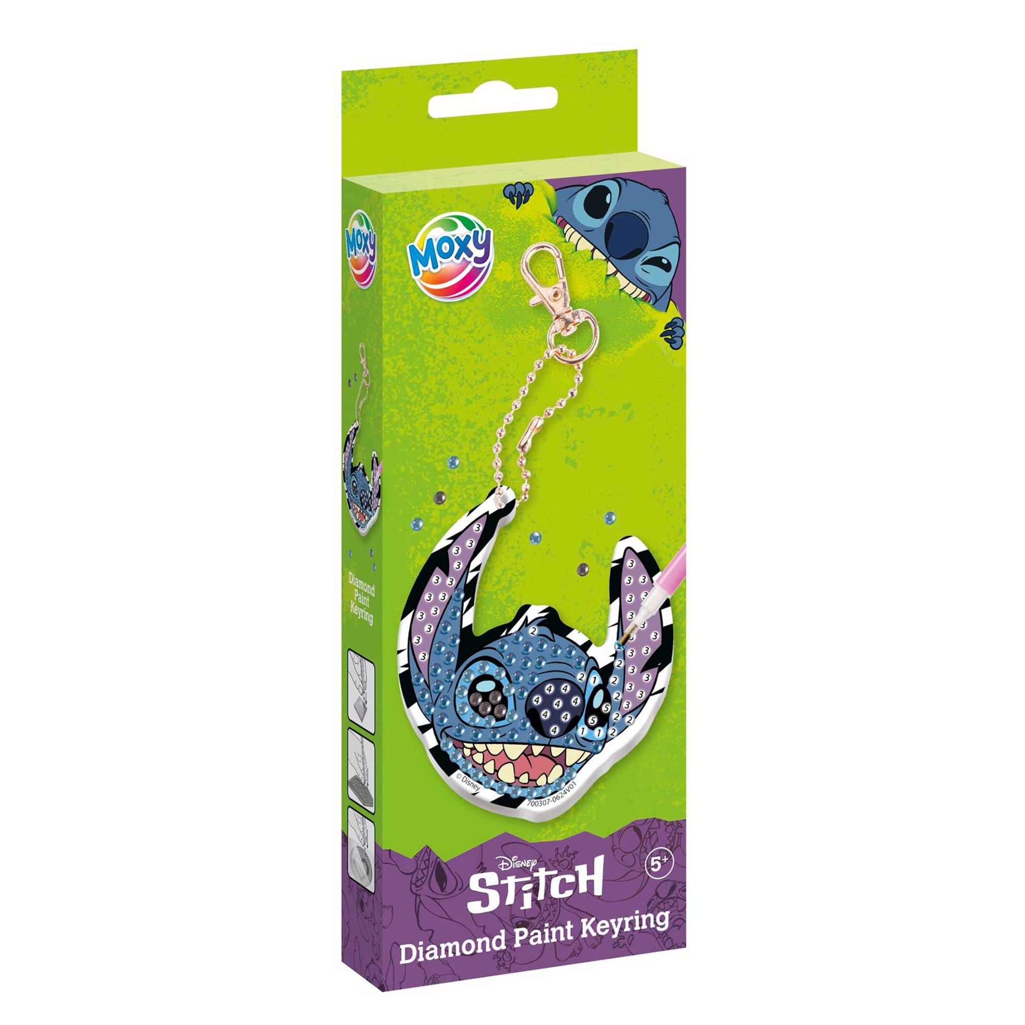 Moxy Ключодържател за рисуване с мъниста Stitch