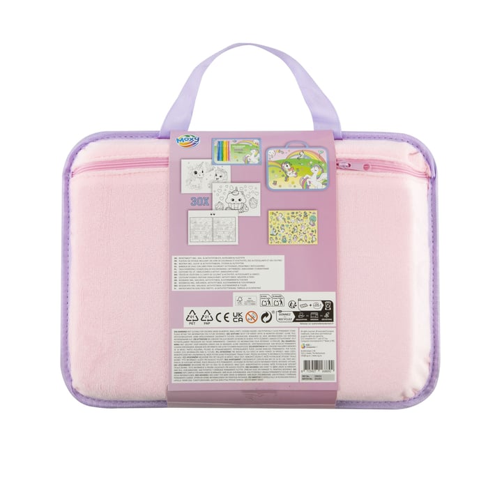 Moxy Комплект за оцветяване и дейности Еднорог, за пътуване