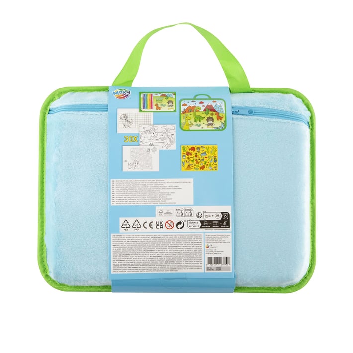 Moxy Комплект за оцветяване и дейности Динозавър, за пътуване