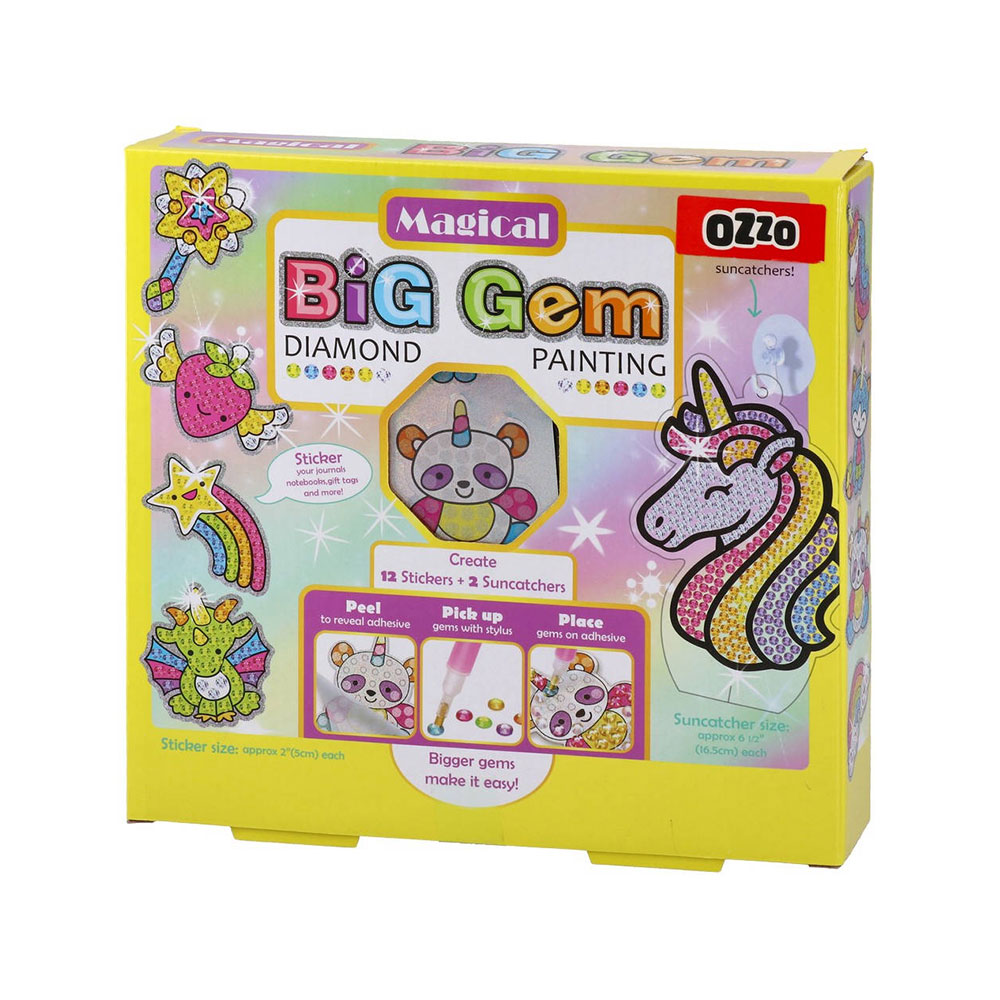 Стикери за рисуване с мъниста Ozzo, еднорог