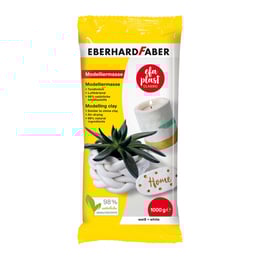 Eberhard Faber Глина за моделиране, тип порцелан, 1 kg, бяла
