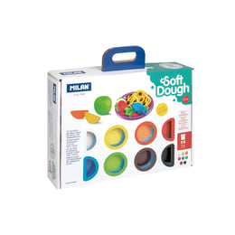 Milan Тесто за моделиране Soft Dough Cooking Time, 8 цвята