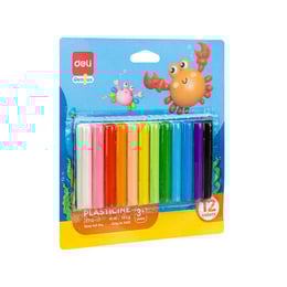 Deli Пластилин Genius, 160 g, 12 цвята