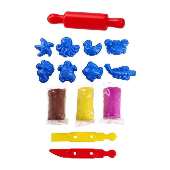 Комплект за моделиране Junior Funny Clay, морски животни