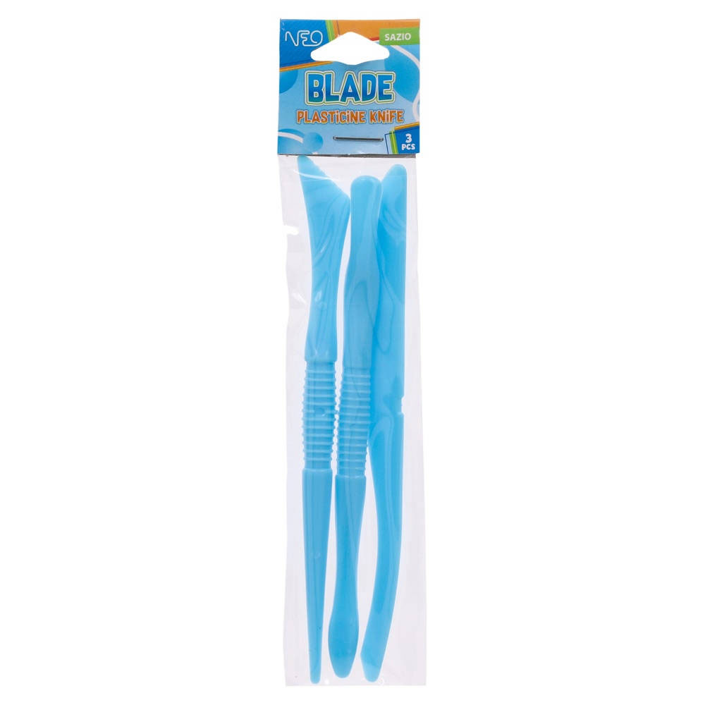 Ножчета за моделиране Sazio Blade, пластмасови, 3 броя