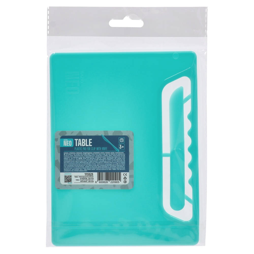 Дъска за пластилин Sazio Table, с ножче