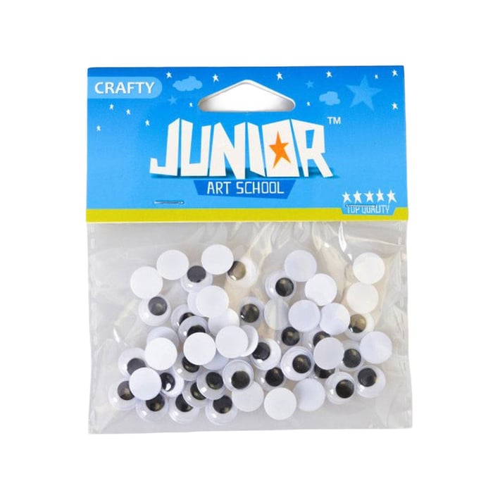 Очички Junior, мърдащи, 10 mm, 50 броя