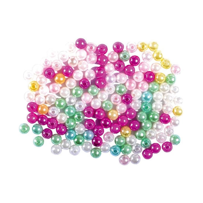 Перли за декорация Junior, 8 mm, 30 g, цветни