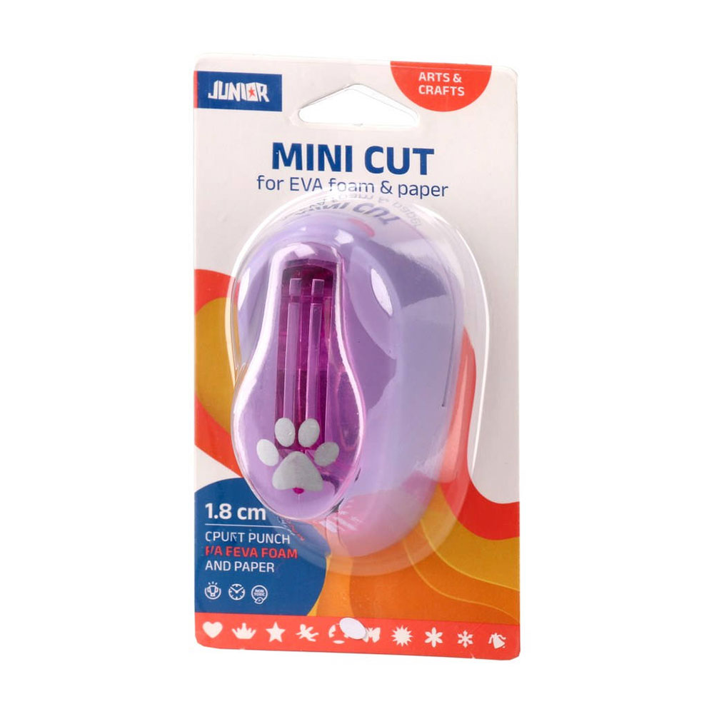 Перфоратор за хартия Junior, лапичка, Eva пяна, 1.8 сm