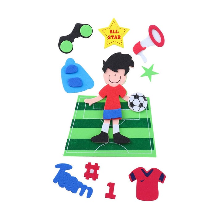 3D стикери от пяна Junior, футбол
