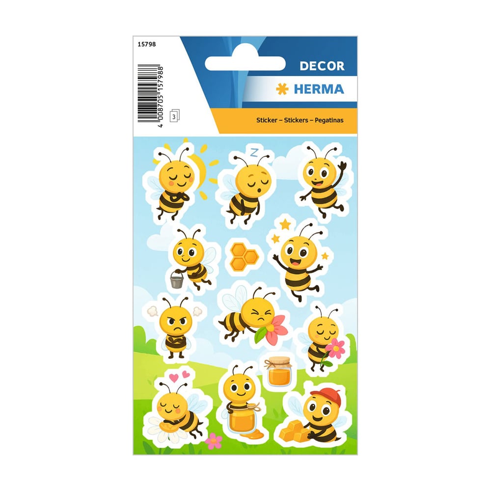 Herma Стикери Пчели, 39 броя