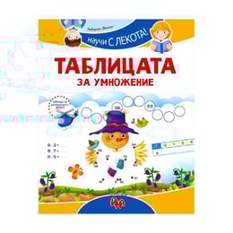 Книжка с таблицата за умножение