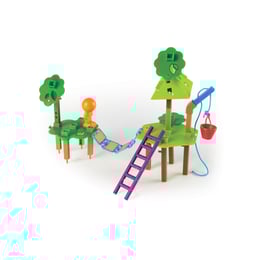 Learning Resources Конструктор Къщичка на дърво, дървена