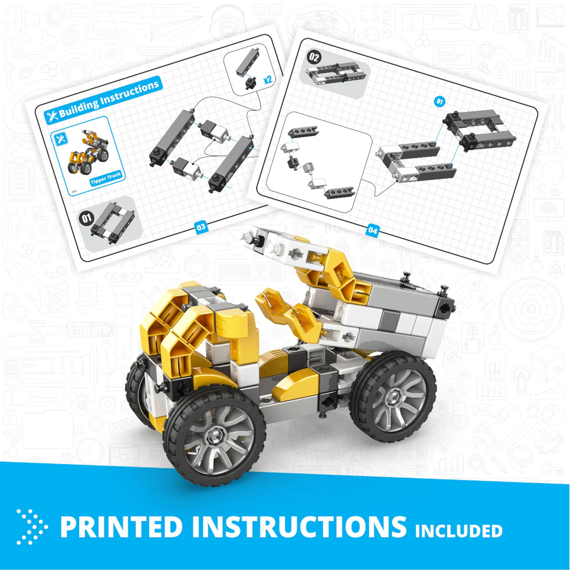 Engino Конструктор Inventor Mechanics - Самосвал, 5 в 1