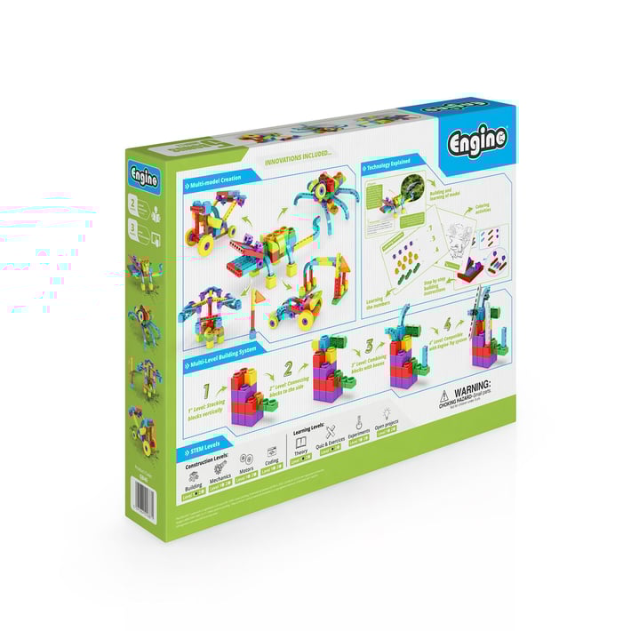 Engino Конструктор Qboidz - Aлигатор, 5 в 1