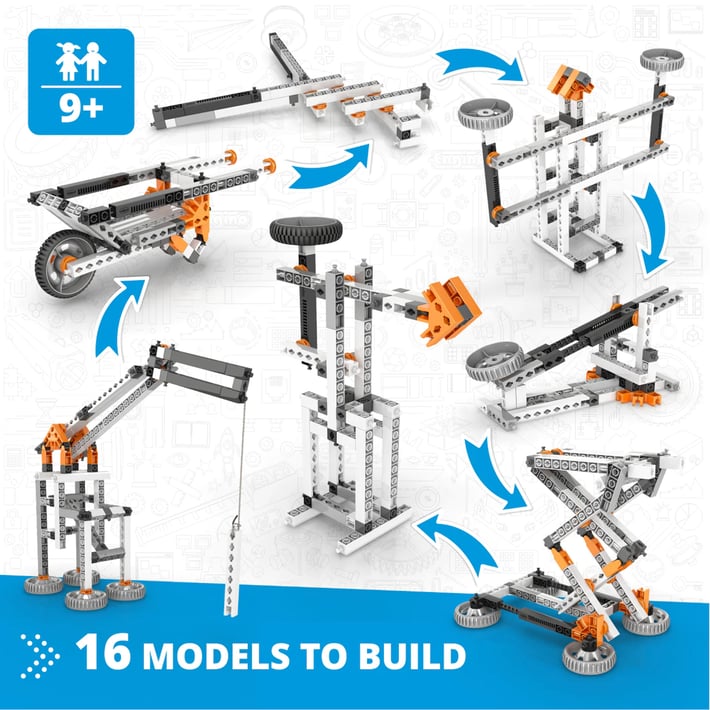 Engino Конструктор STEM Mechanics - Лостове и връзки