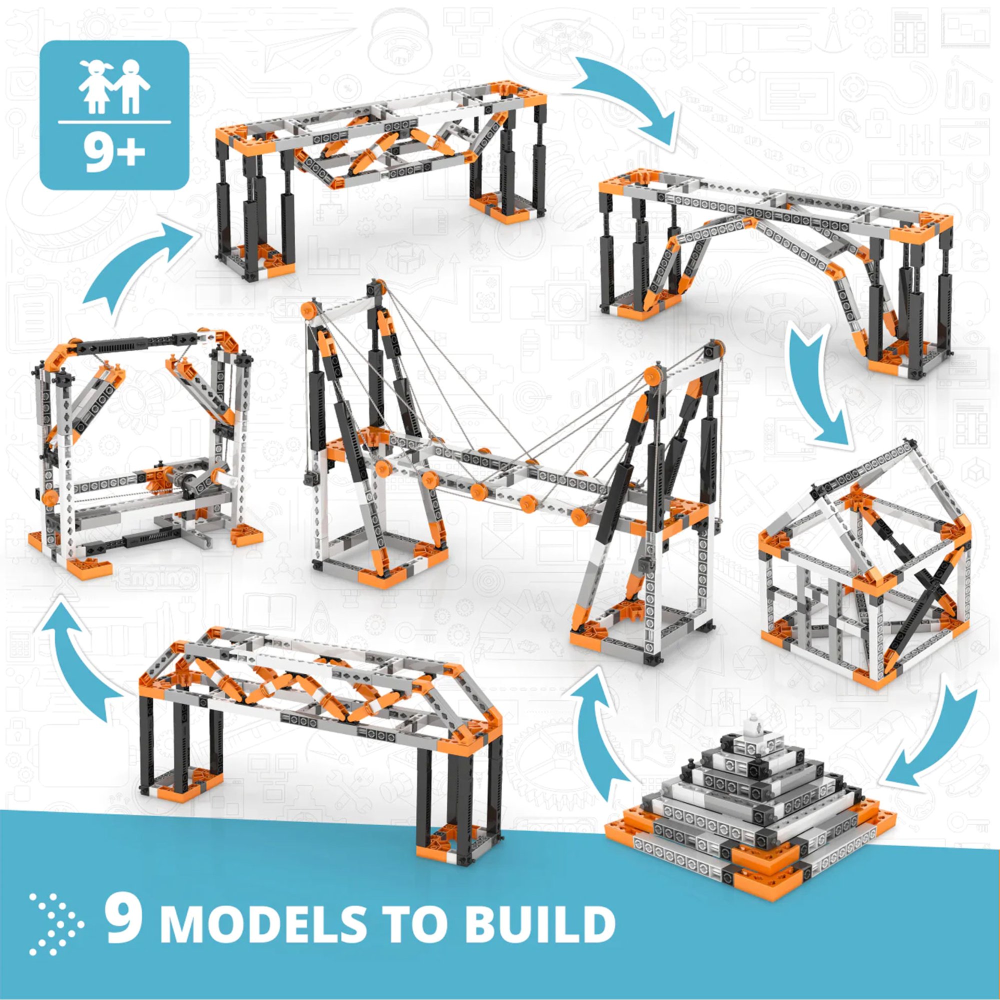 Engino Конструктор STEM Structures - Сгради и мостове