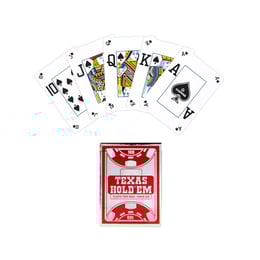 Cartamundi Карти за игра Texas Holdem, червено-черни