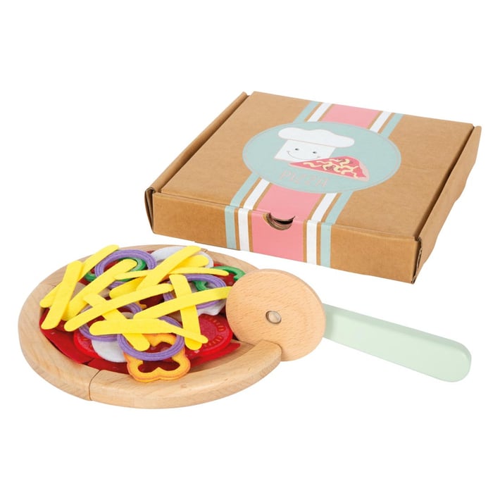 Small Foot Комплект пица за рязане, с кутия