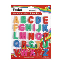 Foska Магнитни букви на английски, 26 броя