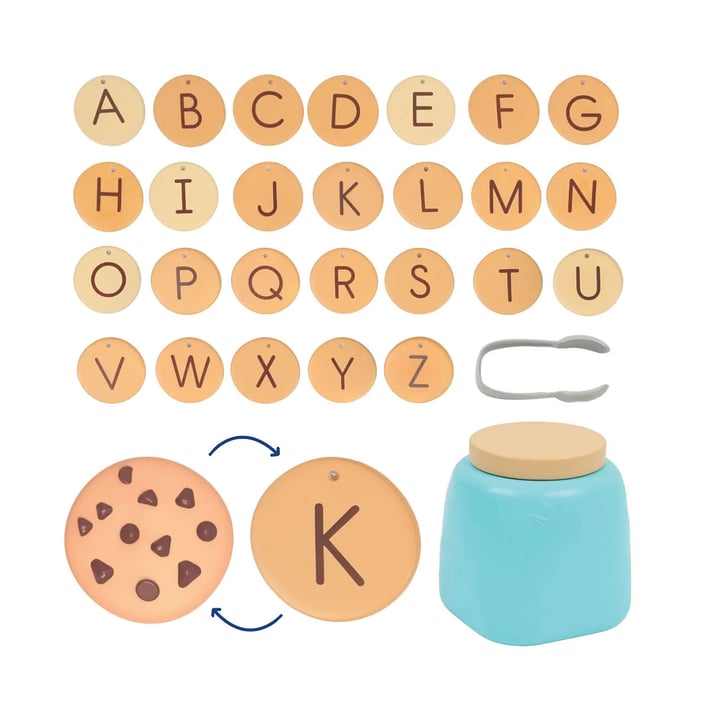 Learning Resources Буркан с бисквитки с английската азбука