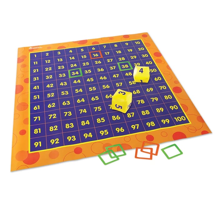 Learning Resources Килимче за смятане, с числа до 100