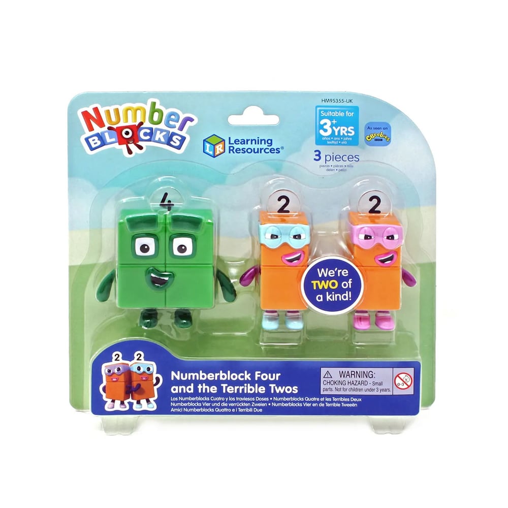 Learning Resources Комплект Numberblock - Four and the Terrible Twos