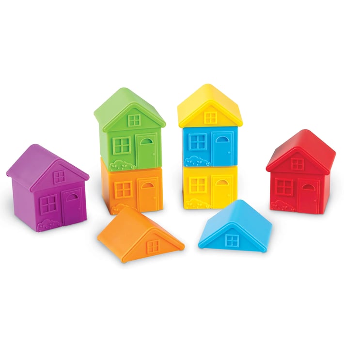 Learning Resources Комплект къщички за сортиране и броене