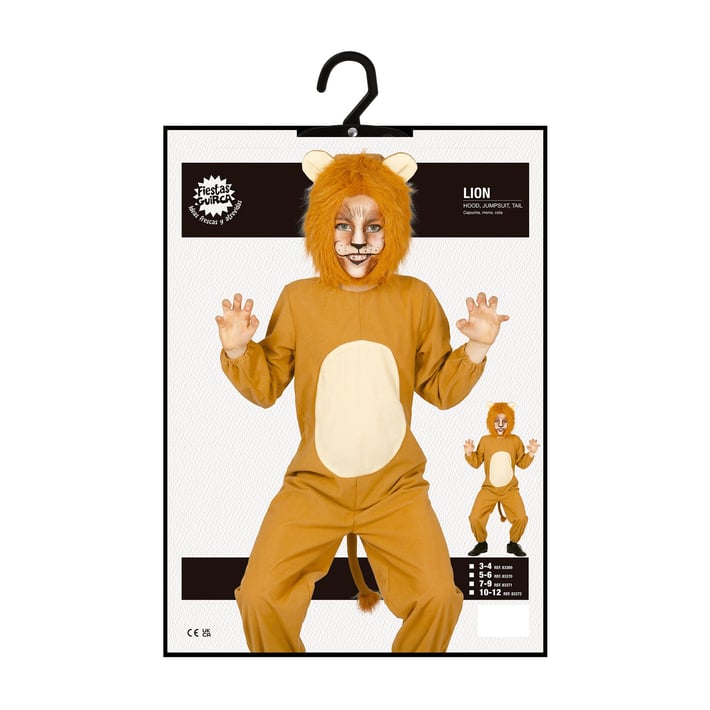 Костюм на Лъв, за 10-12 годишни деца