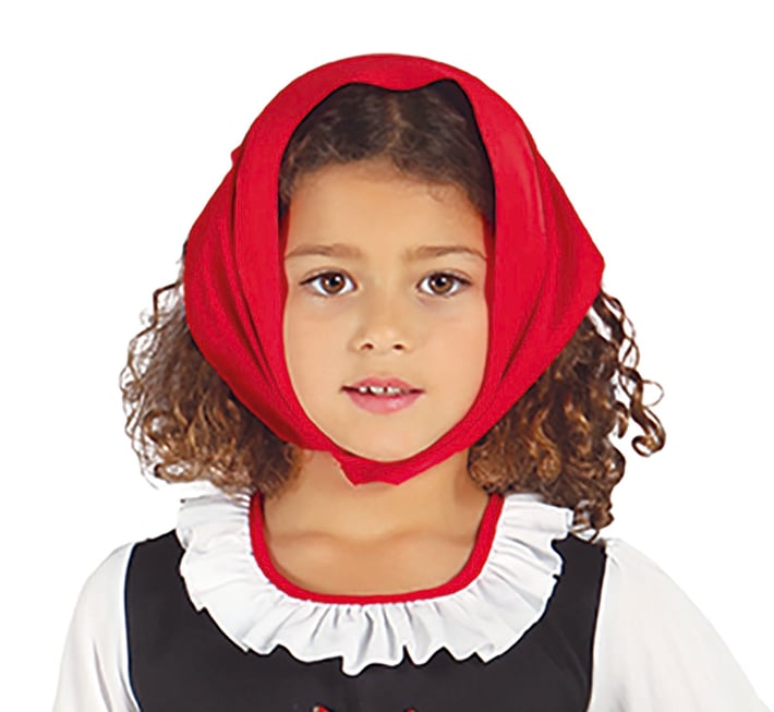 Костюм на Червената шапчица, за 10-12 годишни деца, червен