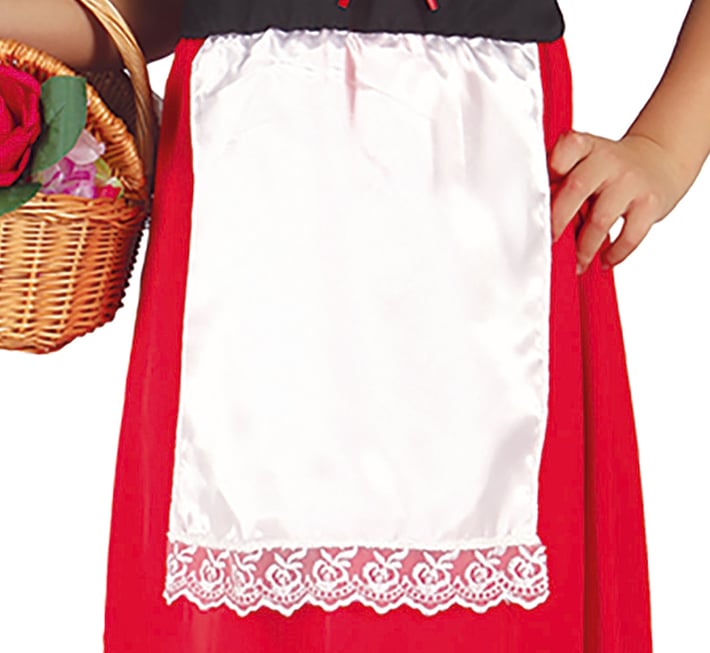 Костюм на Червената шапчица, за 10-12 годишни деца, червен