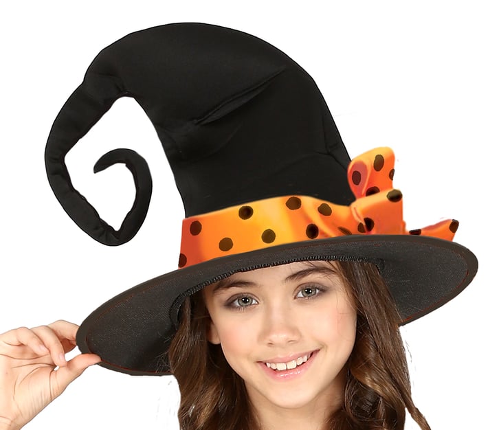 Костюм на Вещица, оранжев, за 5-6 годишни деца