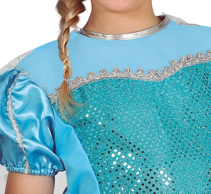 Костюм на Ледена принцеса, за 10-12 годишни деца