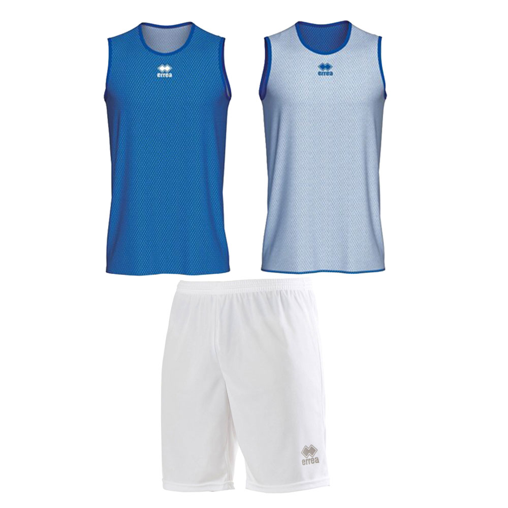 Баскетболен екип Errea Wing, унисекс, размер M, синьо-бял